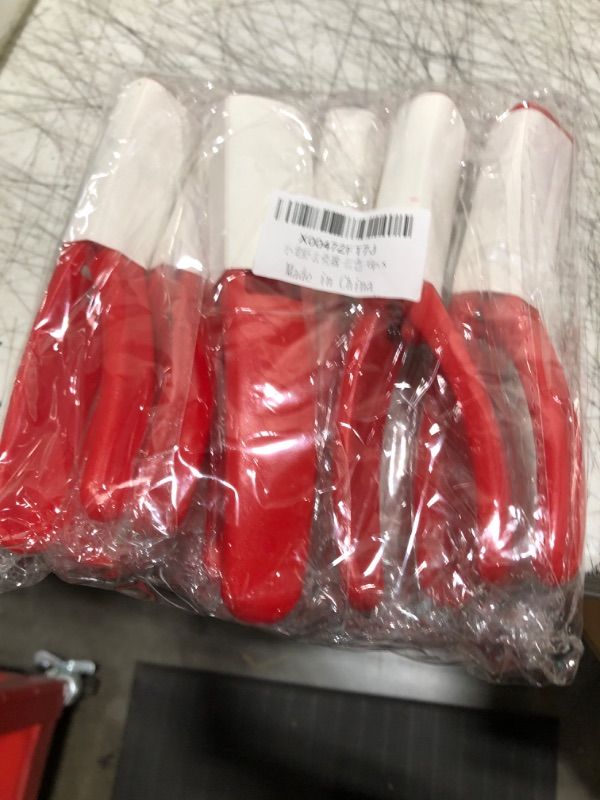 Photo 1 of Crawfish Peeler Tool, Crayfish and Shrimp Shelling Device, Convenient and Smart Crayfish Sheller for Families and Restaurants (Red, 6 Pcs)