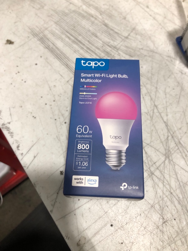 Photo 2 of TP-Link Tapo L531E Smart Wi-Fi Light Bulb (Multicolor)