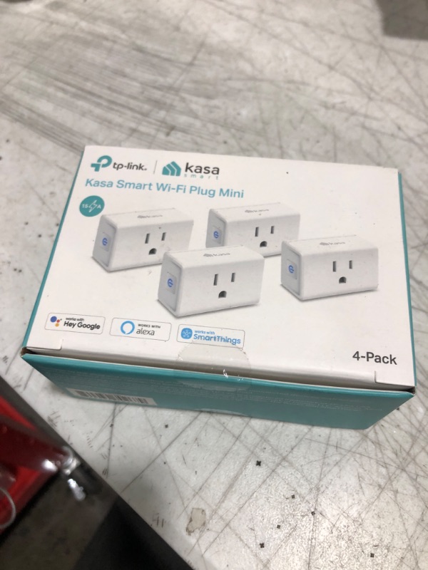 Photo 2 of TP-Link EP10 Kasa Smart Wi-Fi Plug Mini (4-Pack)