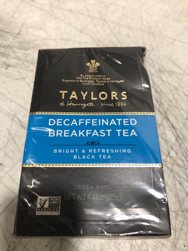 Photo 2 of Decaffeinated Breakfast Tea -6x50bg
Exp  03/2026