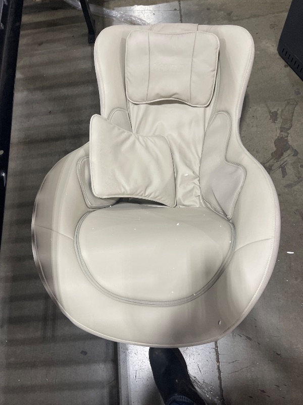 Photo 2 of COLAMY Relaxing Massage Chair | Full Body and Spot Massaging,Heat, Low-Noise 3D Bluetooth Speaker, Massage and Leisure Dual-Use Chair| Living Room, Bedroom?White