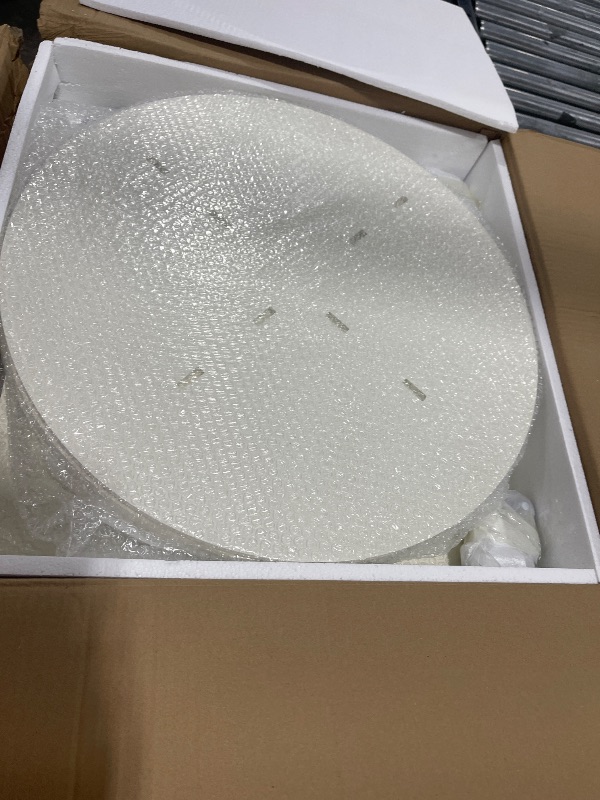 Photo 1 of Gujiam 7 Tier Rotating Shoe Rack Tower with Wheels, 360 Revolving Shoe Rack Storage Round Carousel Lazy Susan, 66.9" Spinning Shoe Rack Shoe Closet Organizer for Entryway Living Room Hallway White