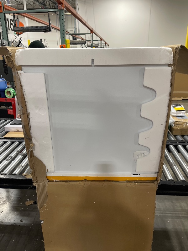 Photo 1 of rosmena Chest Freezer, Deep Freezer 5 Cubic Feet with Removable Baskets & 6 Adjustable Temperature & Top Open Door, White Mini Deep Freezer Compact Freezer Suitable for Apartments(Down to -18°F)