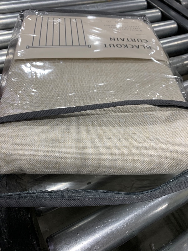 Photo 1 of 100% Blackout Shield Linen Blackout Curtains for Bedroom 84 Inches Long