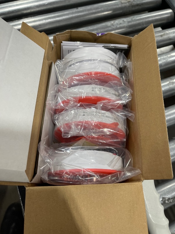 Photo 1 of Kidde & Carbon Monoxide Detector, 10-Year Battery Powered, LED Warning Light Indicators, 4 Pack