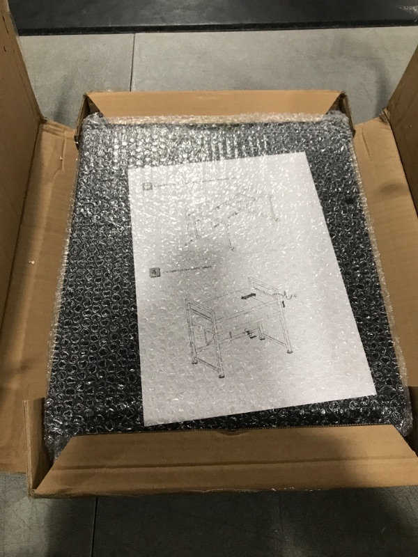 Photo 1 of DOLALIKE Microwave Oven Rack, Expandable Microwave Stand Countertop Kitchen Utensils Tableware Storage, Carbon Steel Over Microwave Shelf Countertop with 3 Hooks