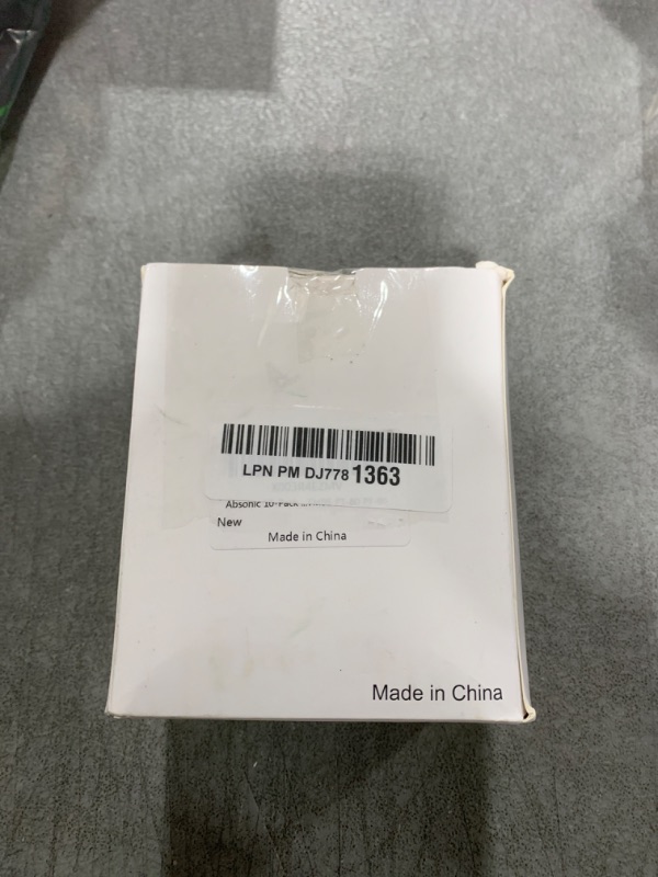 Photo 1 of Absonic 10-Pack MK231 Label Tape White Compatible for Brother M-K231 M-K231S M231 MK-231 12mm 0.47" White P Touch M Label Tape 12mm 1/2" White for PT-65 PT-M95 PT-45M PTM95 PT-80 PT-90 Label Maker