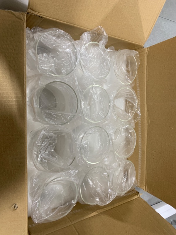 Photo 1 of TBWIND 12pcs Glass Cylinder Vases for Centerpieces, Clear Vases for Wedding Decorations and Indoor Home Decor, 4 Inch Tall Glass Flower Vases, Hurricane Candle Holder for Table Shelf