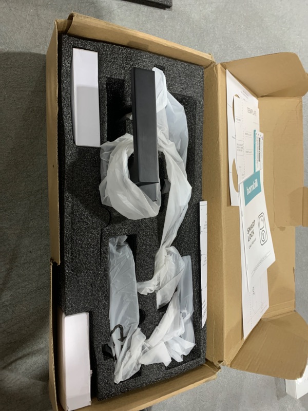 Photo 1 of Hornbill Smart Lock with Front Door Handle Set - Keyless Entry Door Lock with Handleset - Smart Deadbolt Door Lock for Front Door - Bluetooth Door Lock with Keypad - Fingerprint Biometric Auto Lock