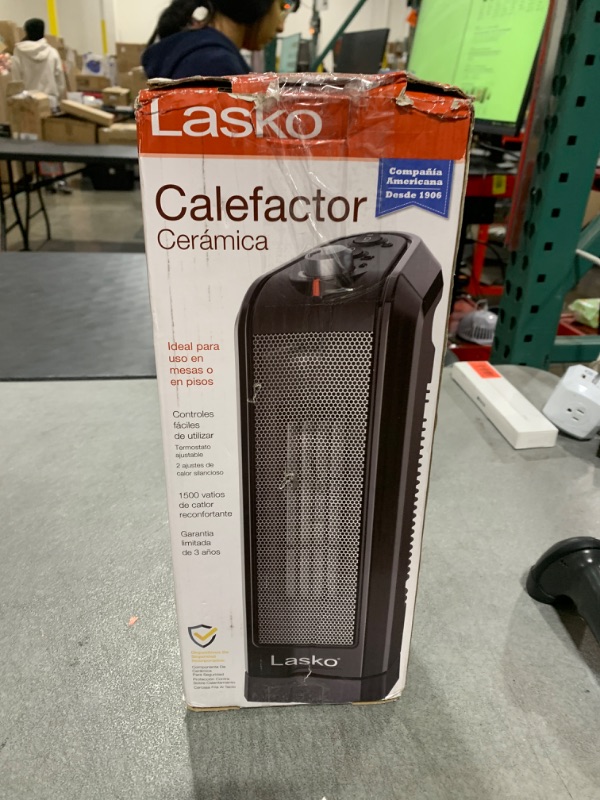 Photo 3 of 1500-Watt Portable Ceramic Heater for Tabletop or Floor