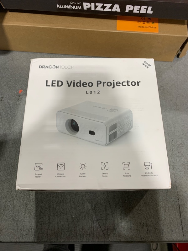 Photo 1 of [Electric Focus] Mini Projector with 5G WiFi 6 and Bluetooth, Support FHD 1080P Smart Video Projector, 12000L Portable Movie Projector with Auto Keystone Compatible with iOS/Android/TV Stick/HDMI/PS5
