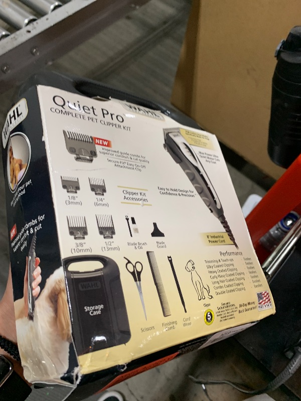 Photo 1 of Wahl USA Quiet Pro Corded Dog Clippers for Grooming - Heavy Duty Compact Electric Dog Grooming Kit Hair Clippers for Dogs Cats Pets- Model 9181