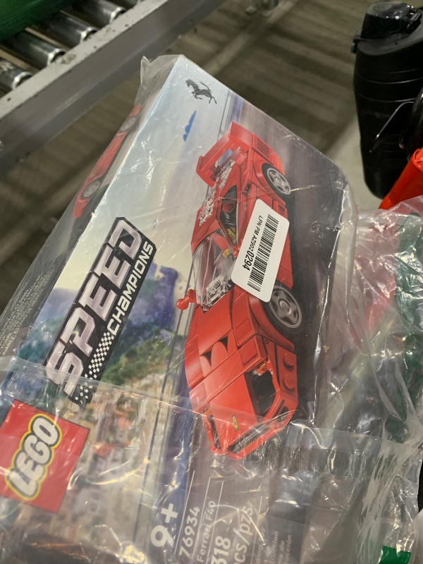 Photo 1 of LEGO Speed Champions Ferrari F40 Supercar, Toy Car Model Building Set with Driver Minifigure, Collectible Ferrari Toy for Kids Ages 9 and Up, 76934