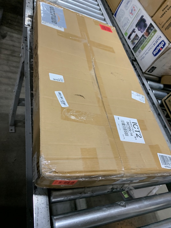 Photo 1 of Erinaik Overbed Table with Wheels Adjustable Height, Hospital Bed Table Laptop Bedside Table, Multi-Purpose Pneumatic Mobile Over The Bed Table