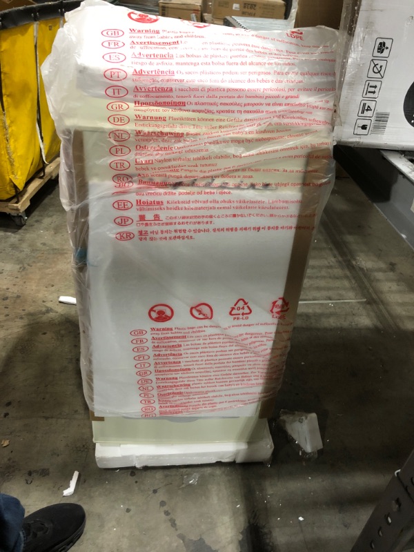 Photo 1 of Frigidaire 3.2 cu ft 2 Door Retro Fridge w Side Bottle Opener Cream: Compact Mini Refrigerator, Model EFR840-CREAM