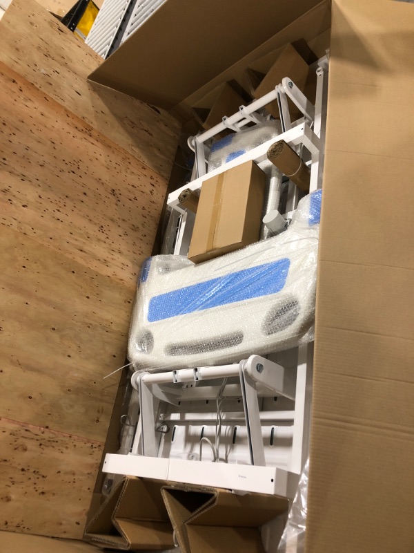 Photo 2 of ELENKER Premium 3 Function Full Electric Hospital Bed for Home and Hospital use (with Mattress & IV Pole), High Quality Motor.