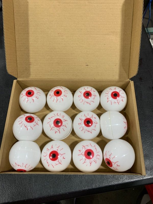 Photo 2 of Anditoy 12 Pack Halloween Eyeball Lights LED Tealights for Indoor Halloween Decorations Home Halloween Decor