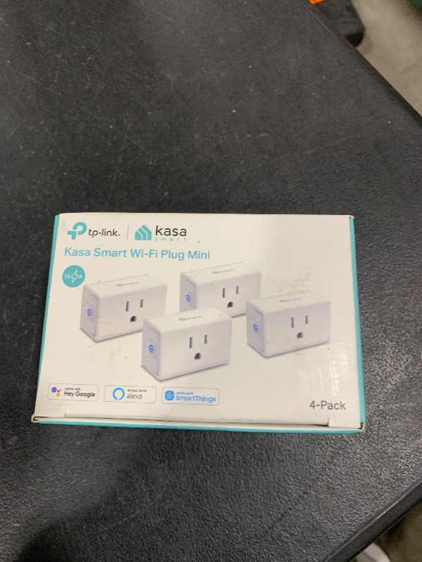 Photo 1 of TP-Link EP10 Kasa Smart Wi-Fi Plug Mini (4-Pack)