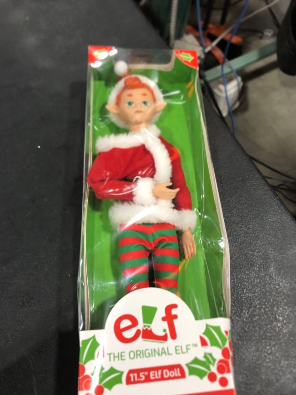 Photo 2 of The Original Elf Christmas Dolls, 12" Christmas Elf Doll, Toy Elf for Kids or Décor, Mini Toy Elf Dolls for Christmas, Christmas Elf Decorations, Poseable Little Elf Shelf Sitters with Dangling Legs