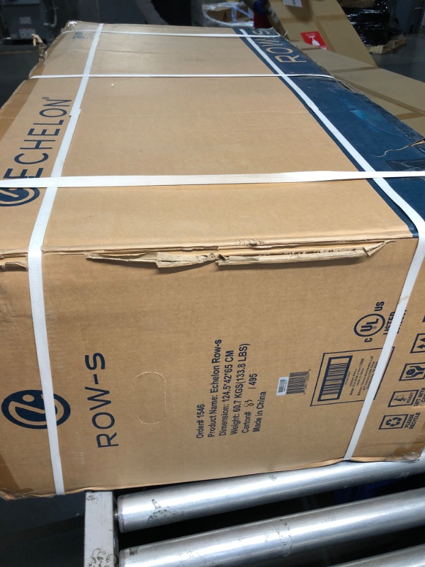 Photo 2 of **FACTORY SEALED**Echelon Foldable Magnetic Rowing Machine with 32 Resistance, Touch Screen & Bluetooth