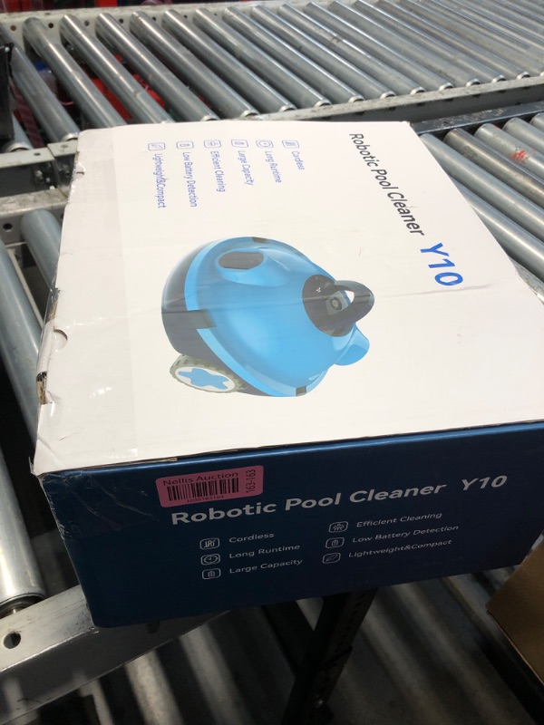 Photo 2 of  OUCAXIA Cordless Robotic Pool Cleaner, Automatic Pool Vacuum, 90 Mins Runtime & Powerful Suction, Self-Parking, Lightweight, Ideal for Above/In-Ground Pool 65 Feet/1100 Sq.Ft