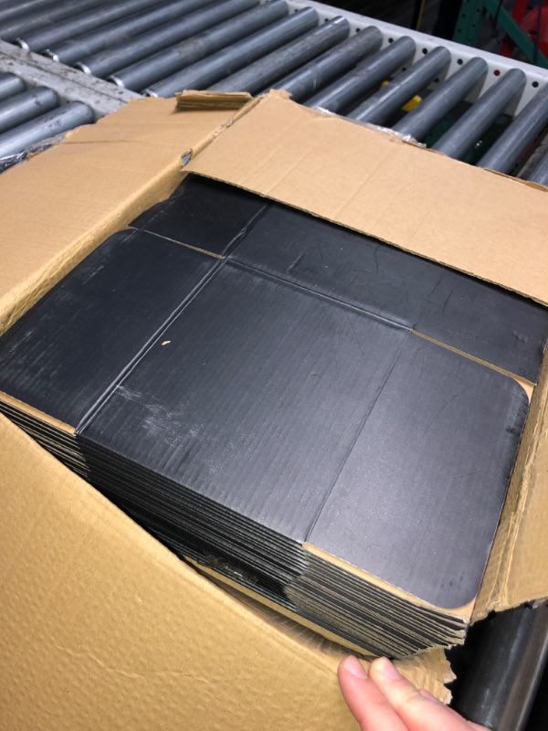 Photo 1 of (READ FULL POST) Medium Shipping Boxes 10x7x6 Inch, 30 Pack Black Corrugated Cardboard Boxes, Mailer Packaging Boxes for Small Business