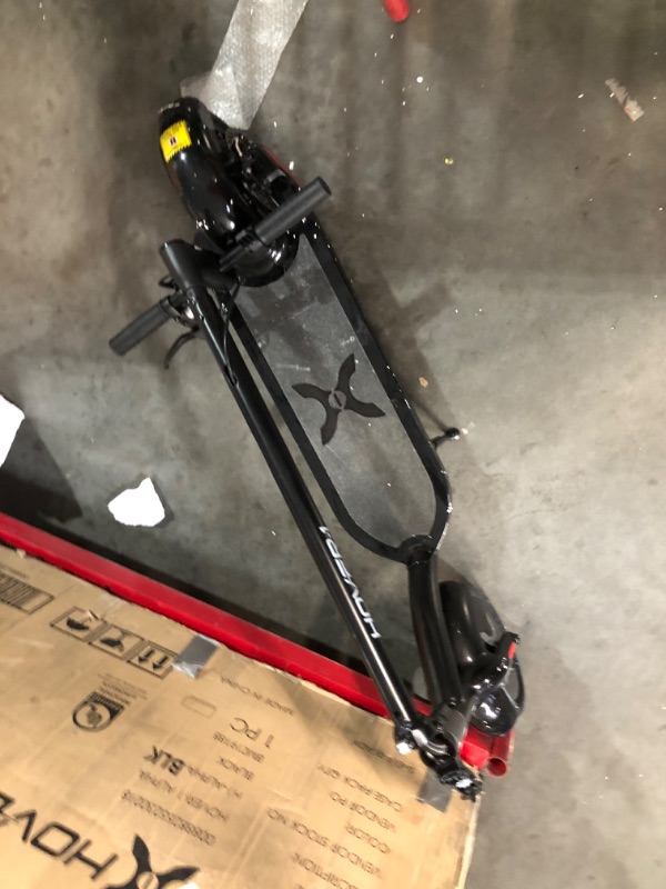 Photo 7 of ***USED - SCRATCHED AND SCUFFED - LIKELY MISSING PARTS - UNABLE TO TEST - SEE PICTURES***
Hover-1 Alpha Electric Kick Scooter Foldable and Portable with 10 inch Air-Filled Tires- Long Range Commuter Scooter 450W Motor