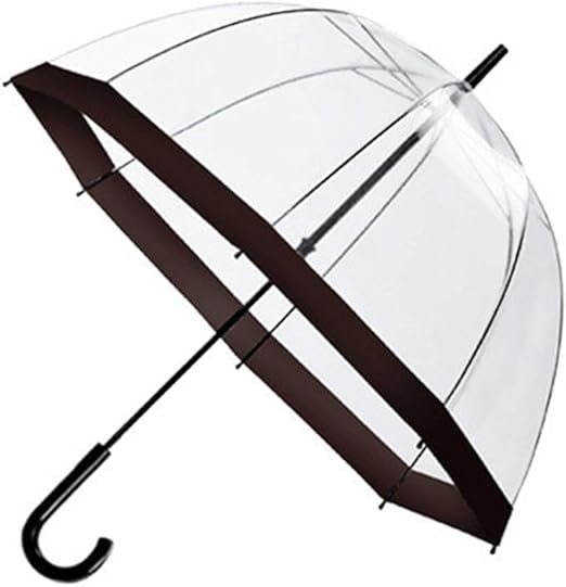 Photo 1 of (7 PACK) Clear Umbrella – See Through, Rain & Windproof Umbrella for Weddings, Prom, Graduation and Outdoor Events - Automatic Open, Crook Handle, Clear Dome