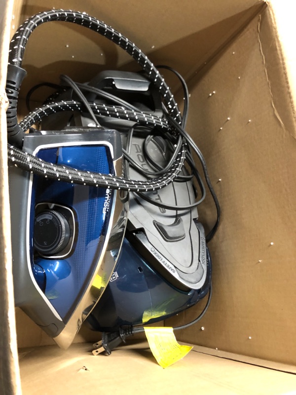 Photo 2 of ***USED - DIRTY - BASIN HAS RESIDUE - SEE PICTURES - UNABLE TO TEST***
Rowenta, Iron, Perfect Steam Pro Stainless Steel Soleplate Professional Steam Station for Clothes, 1.1L Removable Tank, Fast Heat Up, 1800 Watts, Steam Iron, Blue Clothes Iron, DG8624