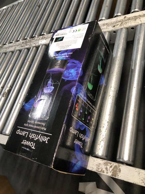 Photo 3 of **NON-REFUNDABLE** (PARTS) Lightahead LED Fantasy Jellyfish Lamp Round with Vibrant 5 Color Changing Light Effects. The Ultimate Large Sensory Synthetic Jelly Fish Tank Aquarium Mood Lamp. Ideal Gift (Large)