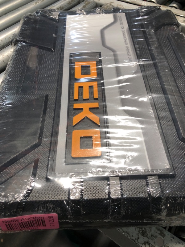 Photo 1 of ***FACTORY SEALED***
DEKOPRO 228pcs Socket Wrench Auto Repair Tool Combination Package Mixed Tool Set Hand Tool Kit with Plastic Toolbox Storage Case (228PCS)