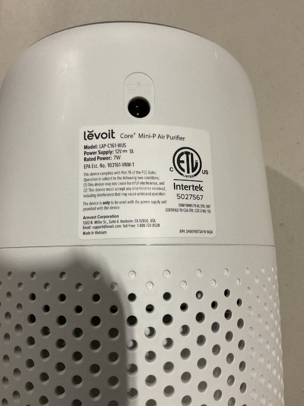 Photo 3 of ***FOR PARTS ONLY***(NON REFUNDABLE)
LEVOIT Air Purifiers for Bedroom Home