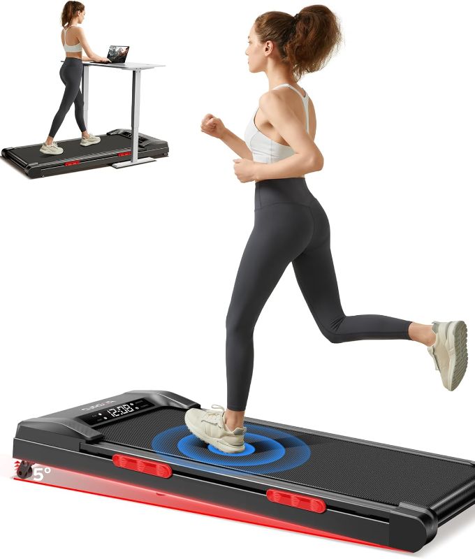 Photo 1 of ***SEE NOTES BEFORE BIDDING***
CURSOR FITNESS Walking Pad Treadmill with Incline, Under Desk Treadmill with Triple Shock-Absorbing System, 2.5HP Quiet Brushless