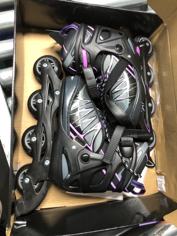 Photo 1 of *****STOCK IMAGE FOR SAMPLE*****
Adjustable Inline Skates for Boys and Girls, Outdoor Roller skates for Kids and Women, SIZE 5-8
