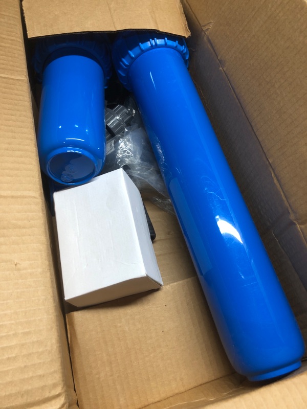 Photo 2 of ****BOX 2 and 3 OUT OF 3**** Aquasana Whole House Water Filter System - Salt-Free Descaler - Carbon & KDF Home Water Filtration - Reduces Sediment & 97% Of Chlorine - Water Softener Alternative - Rhino Chlorine - WH-1000-CS