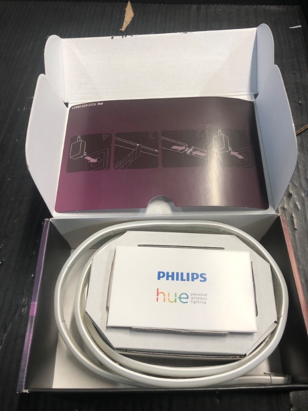 Photo 2 of ***ONLY ONE***
Philips Hue Gradient Lightstrip Base Kit (80", 2-Pack)