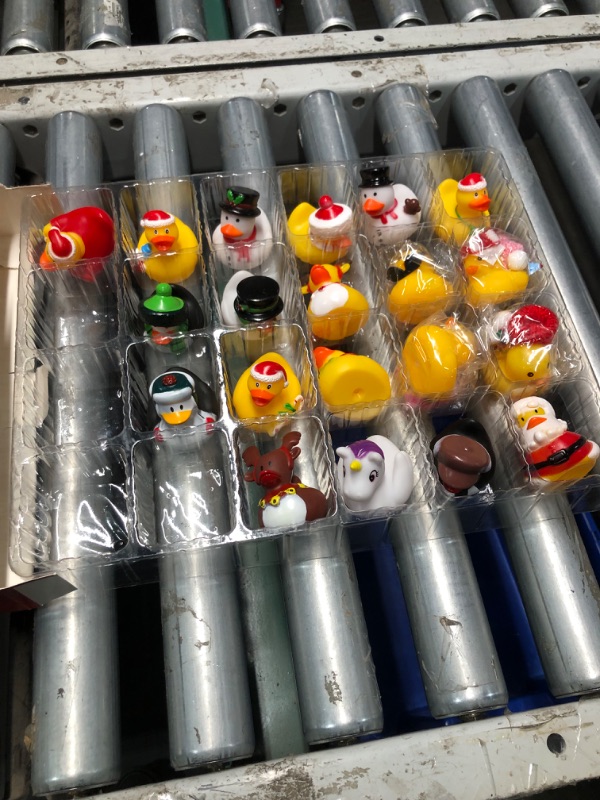 Photo 2 of **HAS BEEN USED, MISSING 2** Christmas Advent Calendar 2024 for Kids 24 Days Christmas Countdown Calendar with Rubber Ducks Bath Toys Christmas Party Favors Fun Toys Gifts for Kids Boys Girls Toddlers Children Teens Friends Xmas