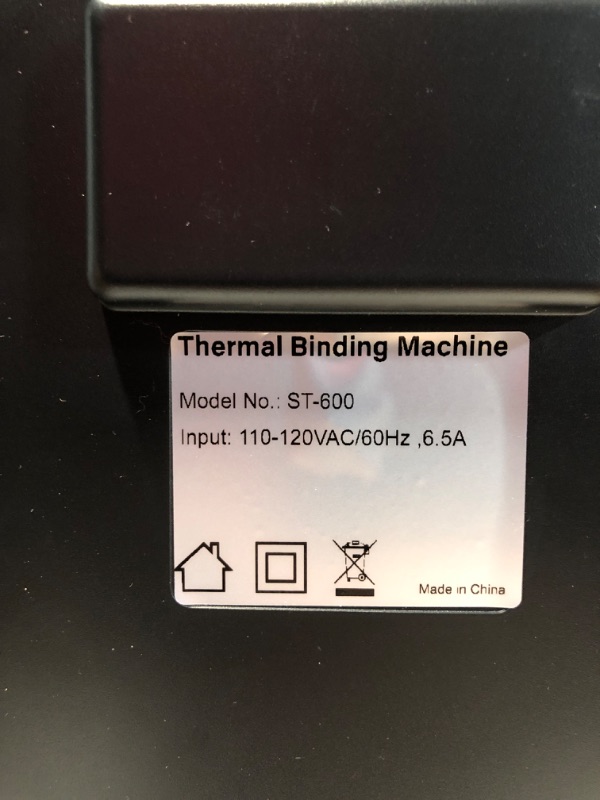 Photo 3 of **NEW, OPENED FOR INSPECTION** Mxmoonant Thermal Binding Machine PRO 500 Sheets, Instant Use|Digital Touch Panel|Air Cooling|Microwave Vibration, Electric Binder for A3(Short Edge)/A4/A5 Documents, Reports, Magazines, Scripts 110V