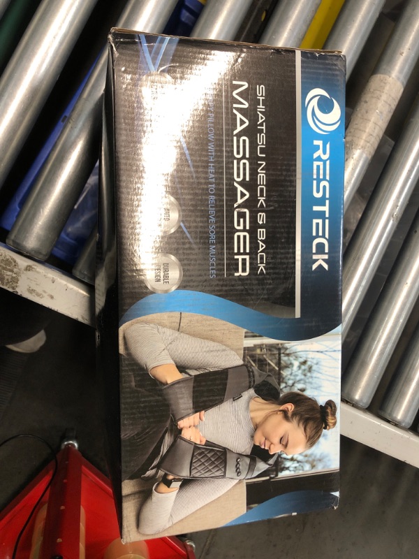 Photo 2 of ***FACTORY SEALED*** Resteck Massagers for Neck and Back with Heat - Deep Tissue 3D Kneading Pillow