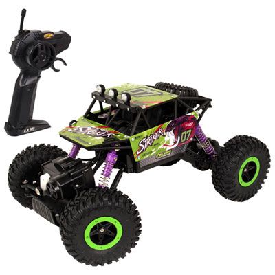 Photo 1 of **MAJOR DAMAGE TO CONTROLLER STEERING FUNCTION DOES NOT WORK**
NKOK Mean Machines Rock Climber RC Striker Truck