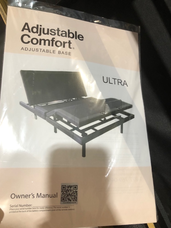 Photo 4 of ***PARTS ONLY*** BOX 2 OF 2 ONLY
Classic Brands Adjustable Comfort Upholstered Adjustable Bed Base with Massage, Wireless Remote,Ergonomic Queen