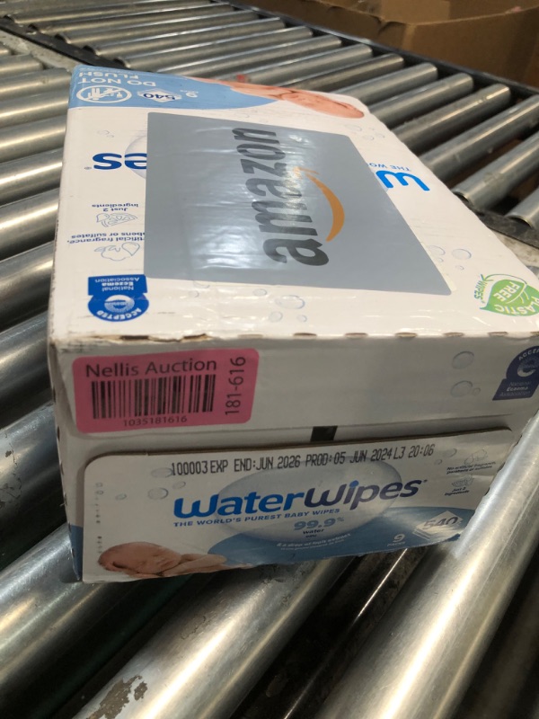 Photo 2 of ***FACTORY SEALED*** WaterWipes Plastic-Free Original Unscented 99.9% Water Based Baby Wipes - (9 Packs)