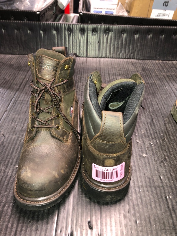 Photo 3 of **MENS SIZE 9.5M***  **IMAGE FOR REFERENCE - USED**
Wolverine Men's Durbin Waterproof 6" Steel Toe Work Boot