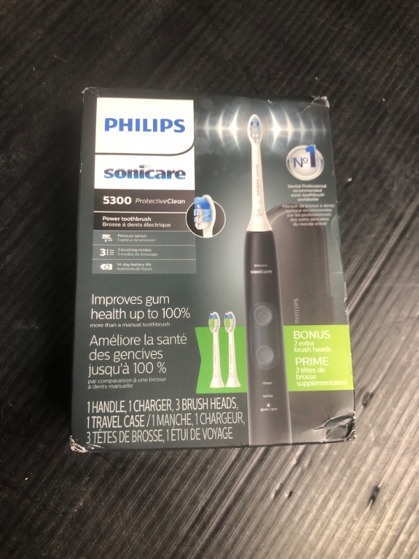 Photo 1 of ***FACTORY SEALED*** Philips Sonicare Hx6423/34 ProtectiveClean 5300 Rechargeable Electric Toothbrush, Black