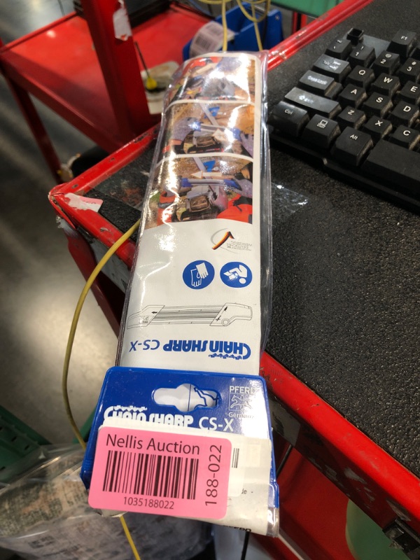 Photo 1 of ***FACTORY SEALED***PFERD CHAIN SHARP CS-X chain saw sharpener file dia. 5/32 inch 17300 – suitable for chain pitch 3/8" Low Profile