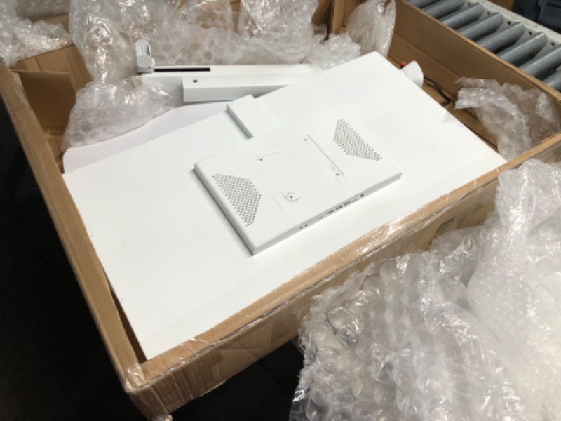 Photo 1 of ***STOCK PHOTO FOR REFERENCE ONLY - ACTUAL ITEM MAY DIFFER - SEE COMMENTS***
Portable Smart Screen Rotatable Monitor with Touch Screen, White, Swiveling, Rolling Base