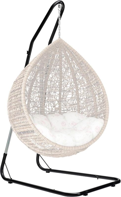Photo 1 of ***ONLY BOTTOM PART OF STAND
Sorbus Hammock Chair Stand - Heavy-Duty Metal Swing Stand with Adjustable Height, Compact Design, and Stable Base Holds 330lbs - Ideal for Indoor and Outdoor Hanging Chairs, Hammocks, Swings, & Trees
