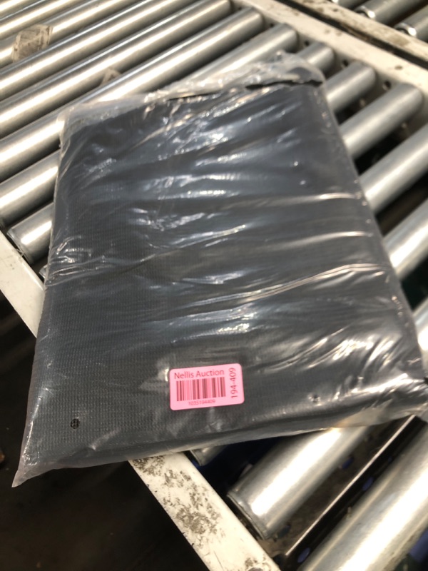 Photo 1 of [Windscreensupplyco] 60-70% 6.5 FT X 10 FT Mesh Tarp/Shade Cloth 9-Needle Knitted Heavy Duty Black with Grommets for Green House, Garden, pergola, Pools, Dump Truck