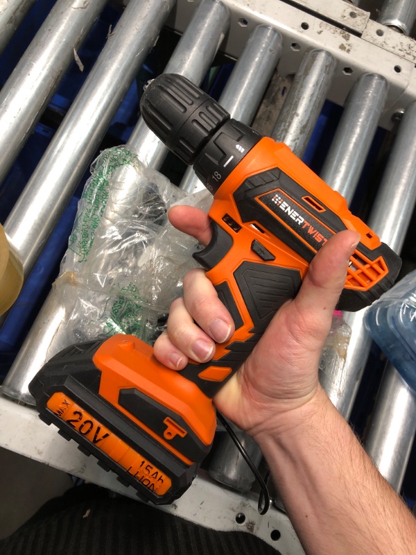 Photo 1 of (READ FULL POST) (PARTS) ENERTWIST 20V CORDLESS DRILL