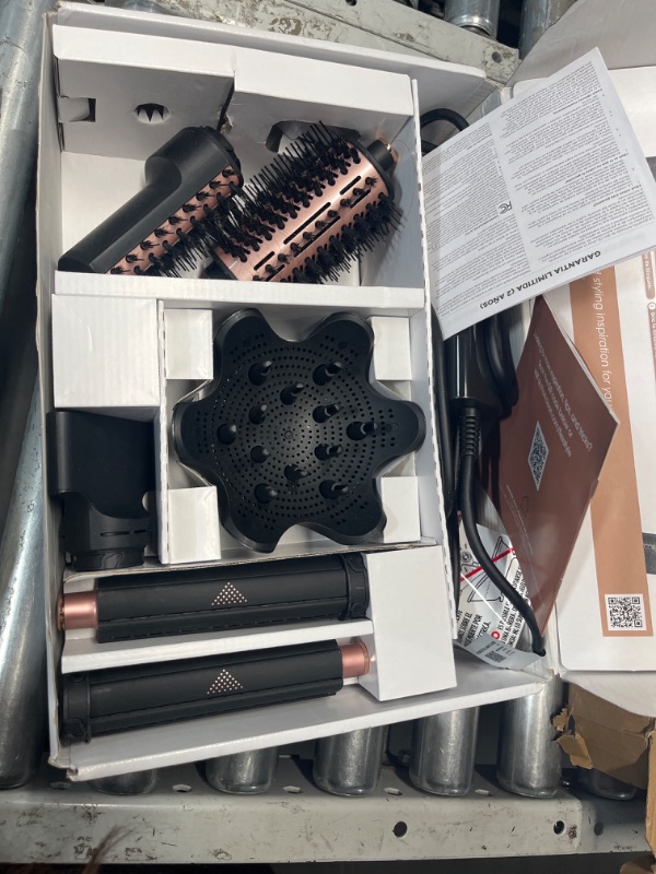 Photo 3 of ***USED****Shark HD440BK FlexStyle Air Drying & Styling System with Ultimate 6-Piece Accessory Pack of Auto-Wrap Curlers, Curl-Defining Diffuser, Oval Brush, Paddle Brush & Concentrator Attachments, Black For All Hair Types